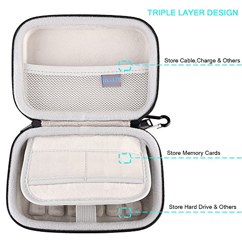 Red Travel Case for WD External Hard Drive