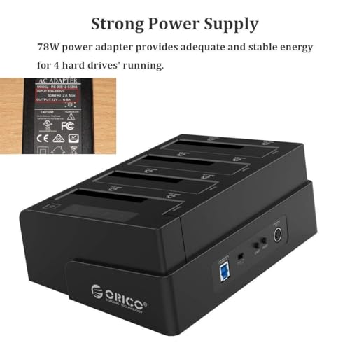 ORICO 40TB 4 Bay External Hard Drive Dock
