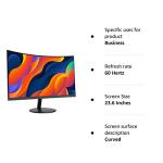 KOORUI 24" Curved Full HD Gaming Monitor, HDMI/VGA