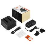 Alxum 2-Bay SATA Hard Drive Docking Station