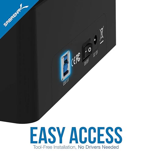 SABRENT 2-Bay Dual SSD/HDD Docking Station (EC-DSK2)