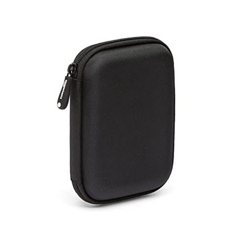 Black Amazon Basics External Hard Drive Case