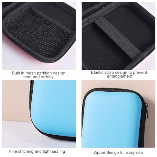 2.5" Shockproof & Waterproof Hard Drive Case - Sky Blue