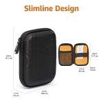 Black Amazon Basics External Hard Drive Case
