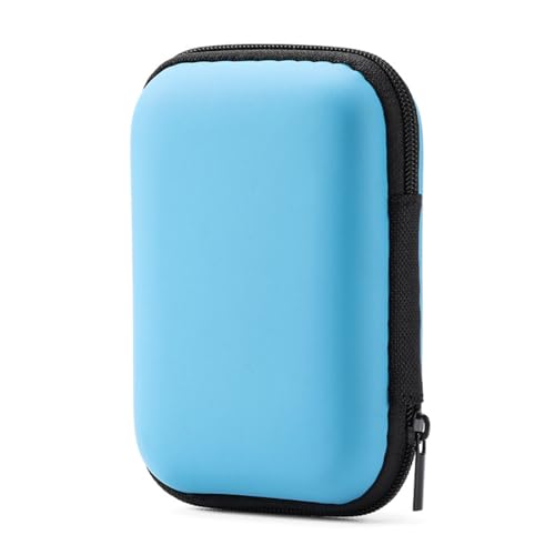 2.5" Shockproof & Waterproof Hard Drive Case - Sky Blue