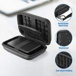 ProCase Dual External Hard Drive Case - Black