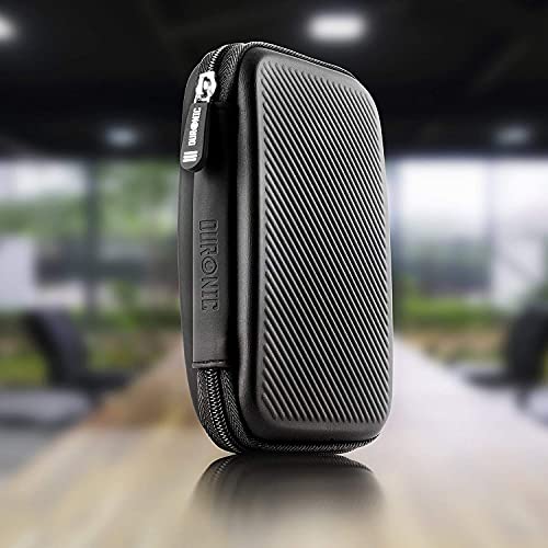 Duronic HDC2 Black Portable EVA Hard Drive Case