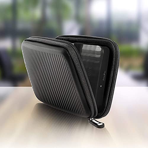 Duronic HDC2 Black Portable EVA Hard Drive Case