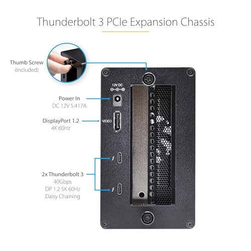Thunderbolt 3 PCIe Expansion Chassis for Gaming Laptops