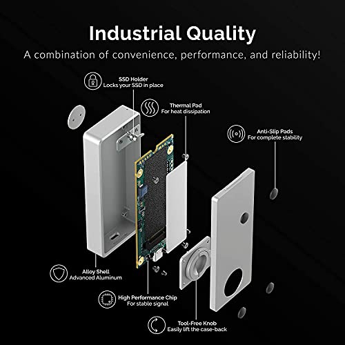 SABRENT Thunderbolt M.2 SSD Docking Station, Fast Data