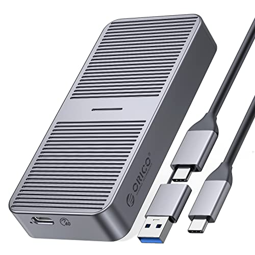 Aluminum NVME SSD Enclosure for Gaming Laptops Gray