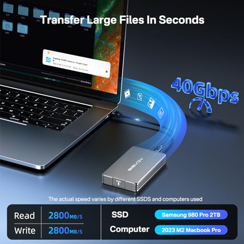 ACASIS 40Gbps NVMe M.2 External Aluminum Enclosure