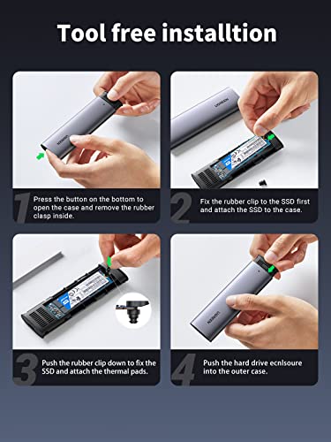 UGREEN M.2 NVMe SSD External Enclosure, USB 3.2