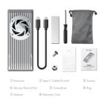 ineo NVMe SSD Enclosure with Cooling Fan [C2598]