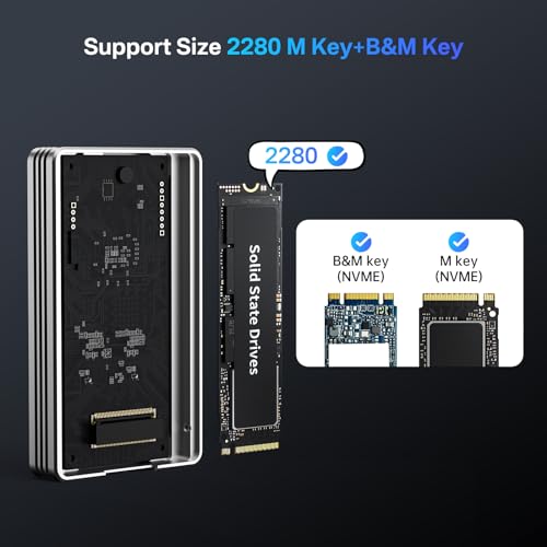 ACASIS 40Gbps NVMe M.2 External Aluminum Enclosure