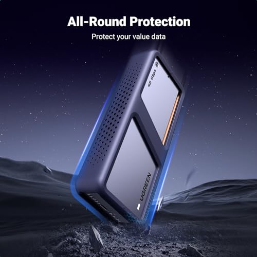 Aluminum M.2 NVMe SSD Enclosure with Cooling Fan