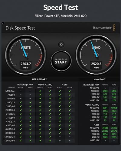 GiGimundo CNC Aluminum SSD Caddy, Thunderbolt 3/4 Compatible