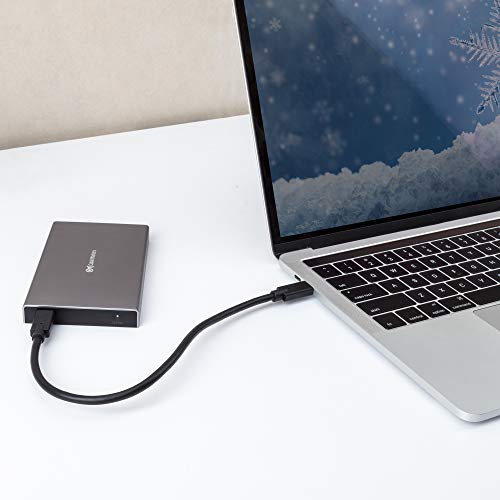 Aluminum 10Gbps USB-C Hard Drive Enclosure for Gaming