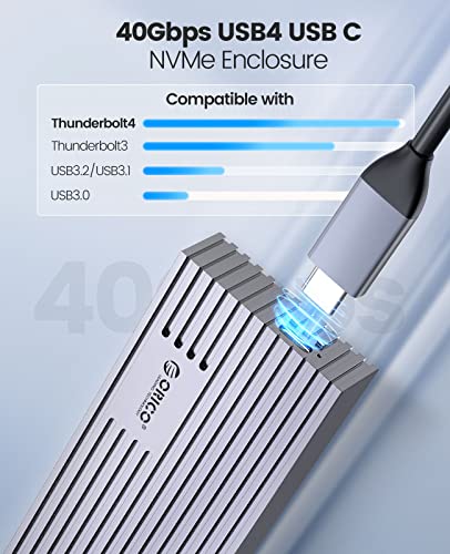 40Gbps M.2 NVMe SSD Enclosure for Gaming Laptops