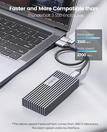 40Gbps M.2 NVMe SSD Enclosure for Gaming Laptops