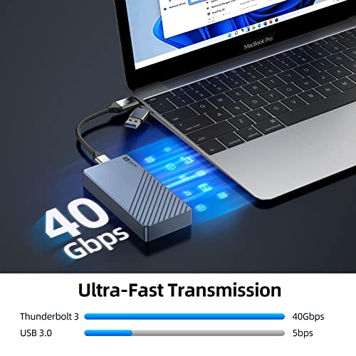 SANZANG 40Gbit/s M.2 SSD Enclosure for NVMe