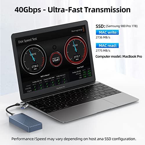 SANZANG 40Gbit/s M.2 SSD Enclosure for NVMe