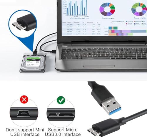 KingData 2.5" SATA III USB 3.0 External HDD Enclosure