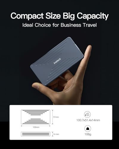 Inateck Aluminum M.2 NVMe SSD Enclosure, USB4.0/Thunderbolt 4