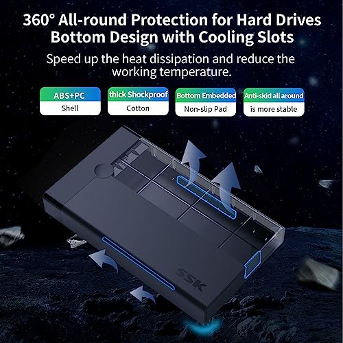 SSK USB3.0 SATA HDD Caddy for Gaming Laptops