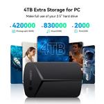 Yottamaster USB 3.0 2.5" Hard Drive Enclosure - Black