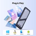 Aluminum NVMe Caddy with USB 3.2 Gen2