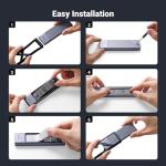 Aluminum NVMe Caddy with USB 3.2 Gen2