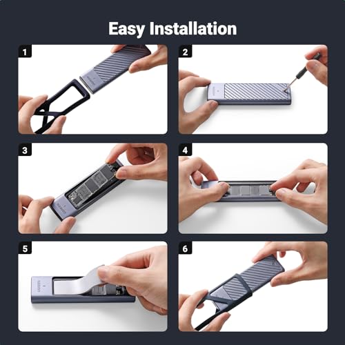 Aluminum NVMe Caddy with USB 3.2 Gen2