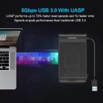 TeckNet USB 3.0 HDD SATA External Hard Drive Enclosure