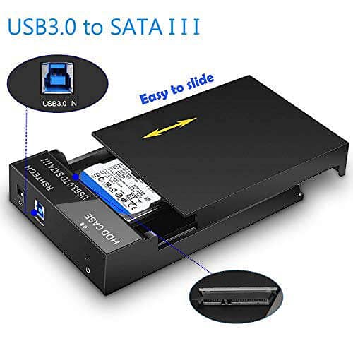 USB 3.0 External HDD Caddy for 3.5" SATA