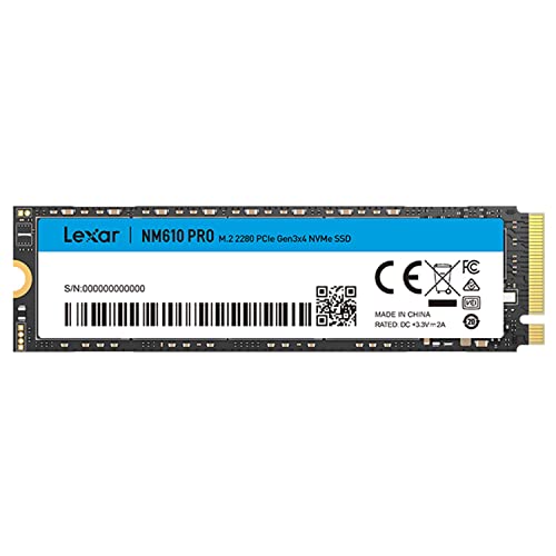 2TB Lexar NM610PRO NVME SSD for Gaming Laptops