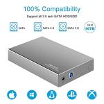 RSHTECH SATA Hard Drive Enclosure for 3.5" Drives