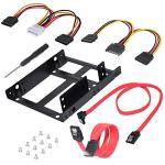DEEPFOX Mounting Kit: 2.5" to 3.5" HDD/SSD Bracket