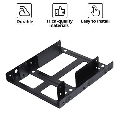 DEEPFOX Mounting Kit: 2.5" to 3.5" HDD/SSD Bracket