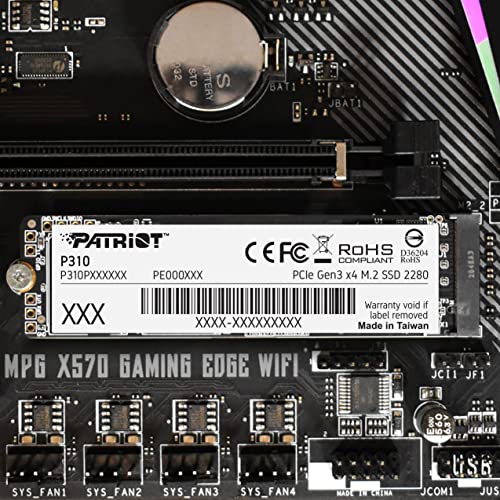 Patriot P310 240GB NVMe PCIe M.2 SSD