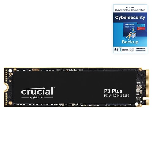 Crucial P3 Plus 1TB M.2 SSD - Up to 5000MB/s