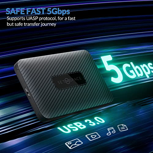 Gaming Laptop SSD Enclosure, High Speed USB 3.0