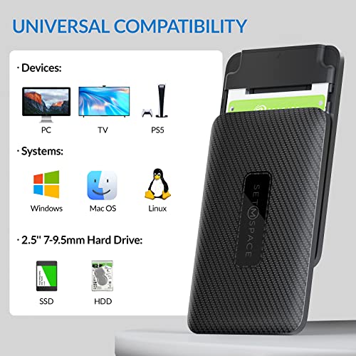 Gaming Laptop SSD Enclosure, High Speed USB 3.0