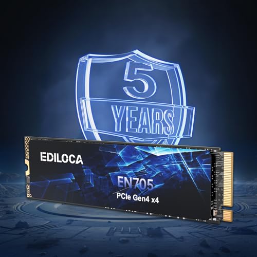 Ediloca EN705 2TB PCIe Gen4 SSD for PS5, Laptops & Desktops