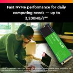 1TB WD Green NVMe Internal SSD - Up to 3,200 MB/s