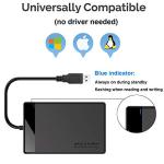 2.5" SATA to USB 3.0 External Hard Drive Enclosure