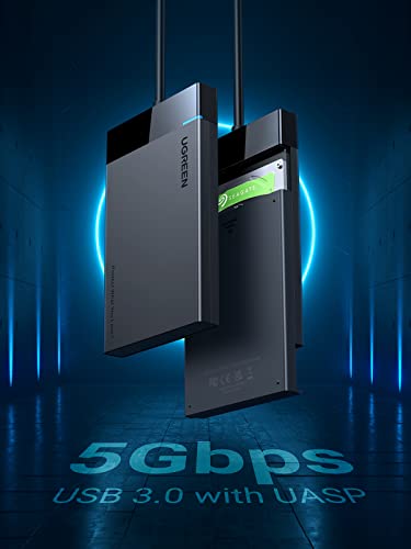 UGREEN External USB 3.0 Hard Drive Enclosure, 5Gbps