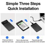 2.5" SATA to USB 3.0 External Hard Drive Enclosure