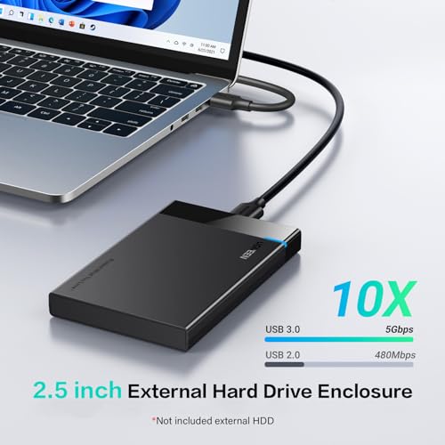 2.5" SSD Enclosure USB 3.0 HDD Caddy UASP