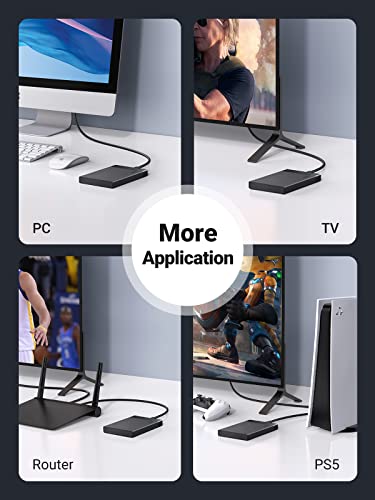 UGREEN External USB 3.0 Hard Drive Enclosure, 5Gbps